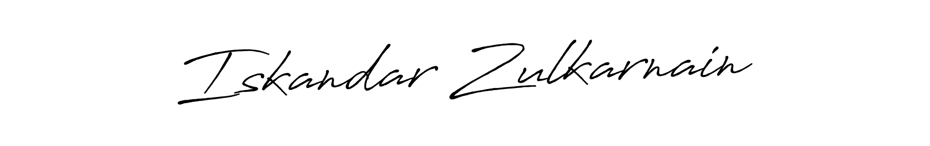 Antro_Vectra_Bolder is a professional signature style that is perfect for those who want to add a touch of class to their signature. It is also a great choice for those who want to make their signature more unique. Get Iskandar Zulkarnain name to fancy signature for free. Iskandar Zulkarnain signature style 7 images and pictures png