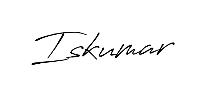 You can use this online signature creator to create a handwritten signature for the name Iskumar. This is the best online autograph maker. Iskumar signature style 7 images and pictures png
