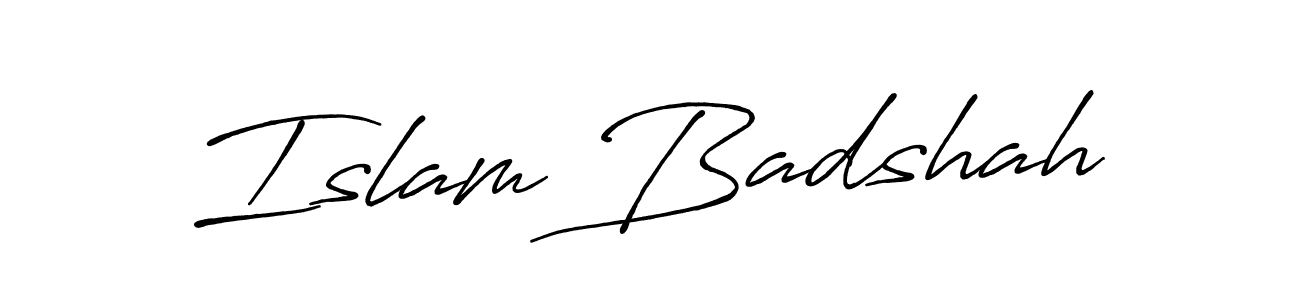 It looks lik you need a new signature style for name Islam Badshah. Design unique handwritten (Antro_Vectra_Bolder) signature with our free signature maker in just a few clicks. Islam Badshah signature style 7 images and pictures png