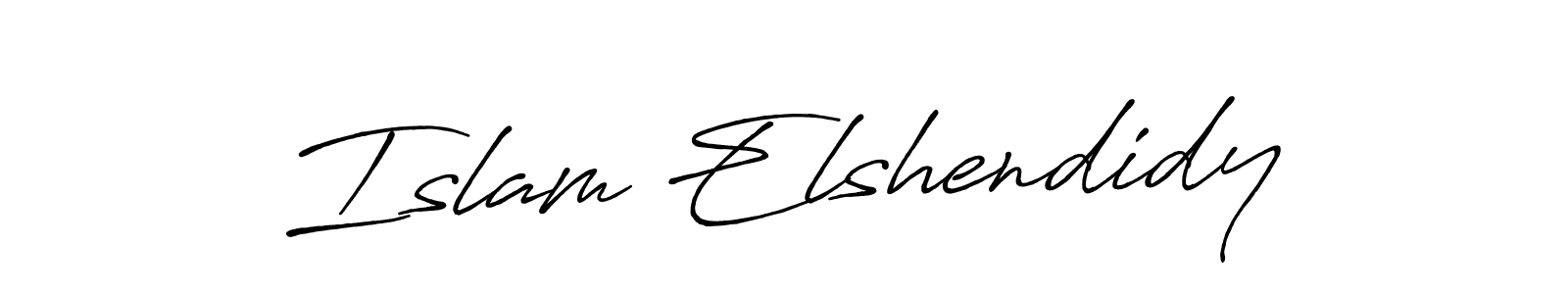 How to make Islam Elshendidy signature? Antro_Vectra_Bolder is a professional autograph style. Create handwritten signature for Islam Elshendidy name. Islam Elshendidy signature style 7 images and pictures png