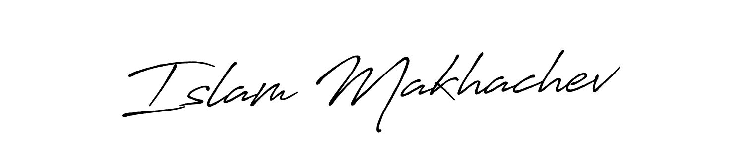 The best way (Antro_Vectra_Bolder) to make a short signature is to pick only two or three words in your name. The name Islam Makhachev include a total of six letters. For converting this name. Islam Makhachev signature style 7 images and pictures png