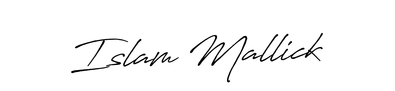 Once you've used our free online signature maker to create your best signature Antro_Vectra_Bolder style, it's time to enjoy all of the benefits that Islam Mallick name signing documents. Islam Mallick signature style 7 images and pictures png