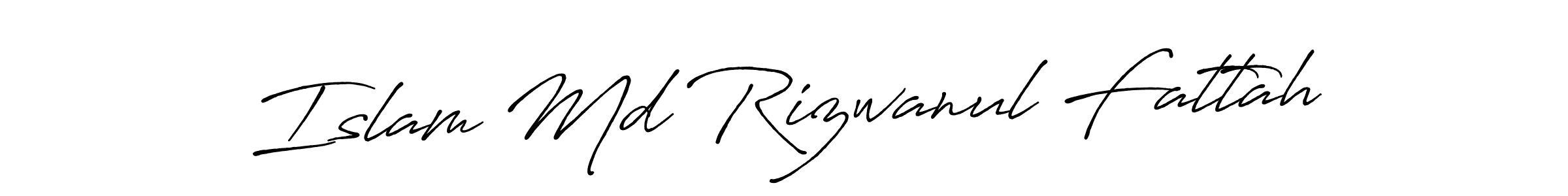 Also we have Islam Md Rizwanul Fattah name is the best signature style. Create professional handwritten signature collection using Antro_Vectra_Bolder autograph style. Islam Md Rizwanul Fattah signature style 7 images and pictures png