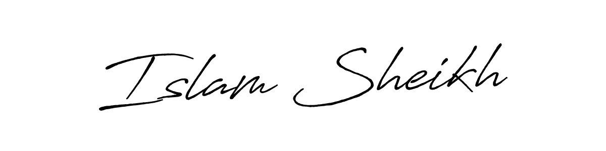 Make a beautiful signature design for name Islam Sheikh. Use this online signature maker to create a handwritten signature for free. Islam Sheikh signature style 7 images and pictures png