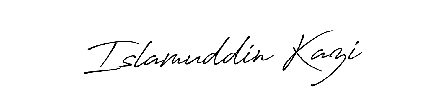 You should practise on your own different ways (Antro_Vectra_Bolder) to write your name (Islamuddin Kazi) in signature. don't let someone else do it for you. Islamuddin Kazi signature style 7 images and pictures png