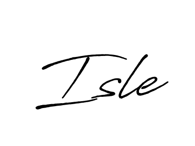 The best way (Antro_Vectra_Bolder) to make a short signature is to pick only two or three words in your name. The name Isle include a total of six letters. For converting this name. Isle signature style 7 images and pictures png