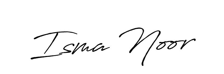 The best way (Antro_Vectra_Bolder) to make a short signature is to pick only two or three words in your name. The name Isma Noor include a total of six letters. For converting this name. Isma Noor signature style 7 images and pictures png