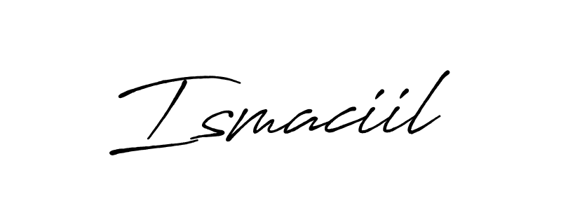 How to make Ismaciil signature? Antro_Vectra_Bolder is a professional autograph style. Create handwritten signature for Ismaciil name. Ismaciil signature style 7 images and pictures png