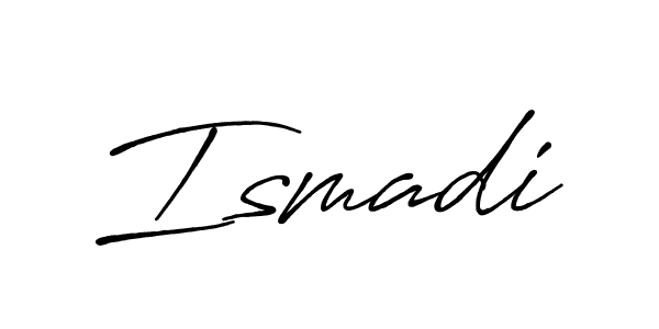 Ismadi stylish signature style. Best Handwritten Sign (Antro_Vectra_Bolder) for my name. Handwritten Signature Collection Ideas for my name Ismadi. Ismadi signature style 7 images and pictures png
