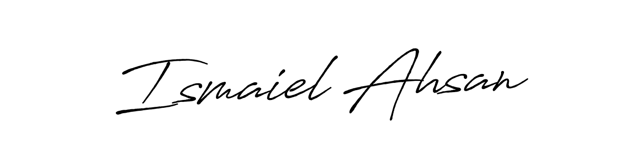Best and Professional Signature Style for Ismaiel Ahsan. Antro_Vectra_Bolder Best Signature Style Collection. Ismaiel Ahsan signature style 7 images and pictures png