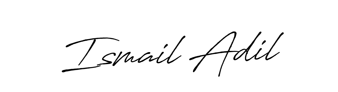 Make a beautiful signature design for name Ismail Adil. With this signature (Antro_Vectra_Bolder) style, you can create a handwritten signature for free. Ismail Adil signature style 7 images and pictures png