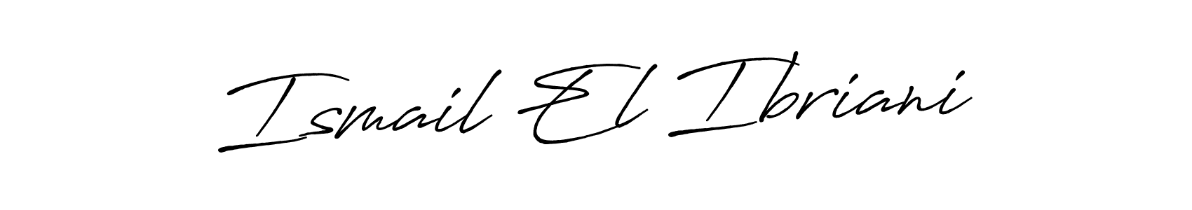 Also we have Ismail El Ibriani name is the best signature style. Create professional handwritten signature collection using Antro_Vectra_Bolder autograph style. Ismail El Ibriani signature style 7 images and pictures png