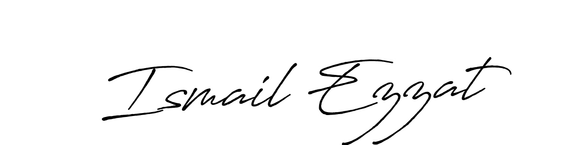 Also You can easily find your signature by using the search form. We will create Ismail Ezzat name handwritten signature images for you free of cost using Antro_Vectra_Bolder sign style. Ismail Ezzat signature style 7 images and pictures png