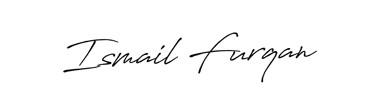 This is the best signature style for the Ismail Furqan name. Also you like these signature font (Antro_Vectra_Bolder). Mix name signature. Ismail Furqan signature style 7 images and pictures png