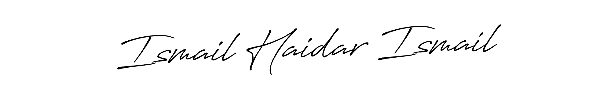 Also we have Ismail Haidar Ismail name is the best signature style. Create professional handwritten signature collection using Antro_Vectra_Bolder autograph style. Ismail Haidar Ismail signature style 7 images and pictures png