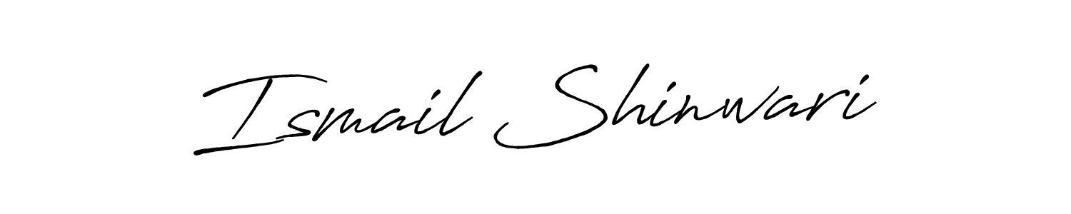 Make a beautiful signature design for name Ismail Shinwari. With this signature (Antro_Vectra_Bolder) style, you can create a handwritten signature for free. Ismail Shinwari signature style 7 images and pictures png