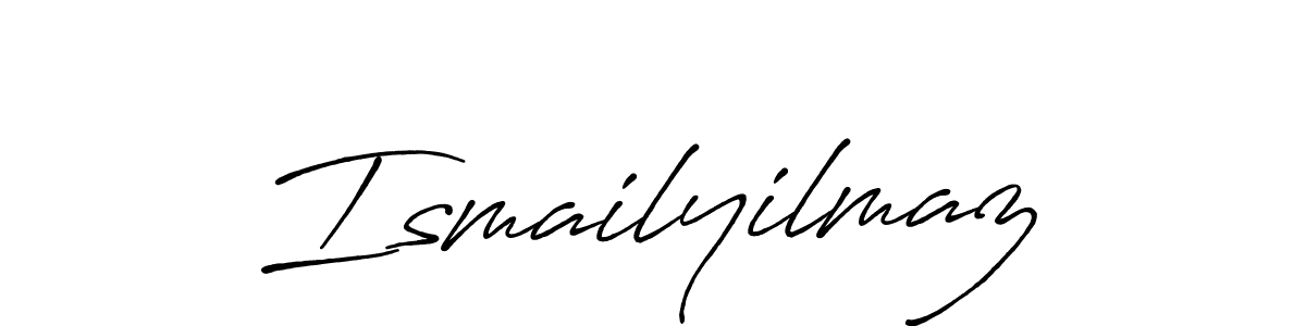 It looks lik you need a new signature style for name Ismailyilmaz. Design unique handwritten (Antro_Vectra_Bolder) signature with our free signature maker in just a few clicks. Ismailyilmaz signature style 7 images and pictures png