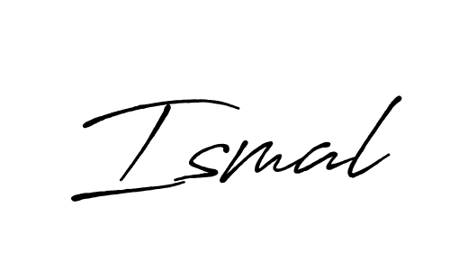 It looks lik you need a new signature style for name Ismal. Design unique handwritten (Antro_Vectra_Bolder) signature with our free signature maker in just a few clicks. Ismal signature style 7 images and pictures png