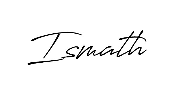 Use a signature maker to create a handwritten signature online. With this signature software, you can design (Antro_Vectra_Bolder) your own signature for name Ismath. Ismath signature style 7 images and pictures png