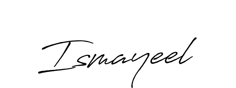 Also You can easily find your signature by using the search form. We will create Ismayeel name handwritten signature images for you free of cost using Antro_Vectra_Bolder sign style. Ismayeel signature style 7 images and pictures png