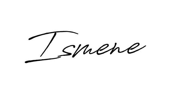 How to make Ismene name signature. Use Antro_Vectra_Bolder style for creating short signs online. This is the latest handwritten sign. Ismene signature style 7 images and pictures png