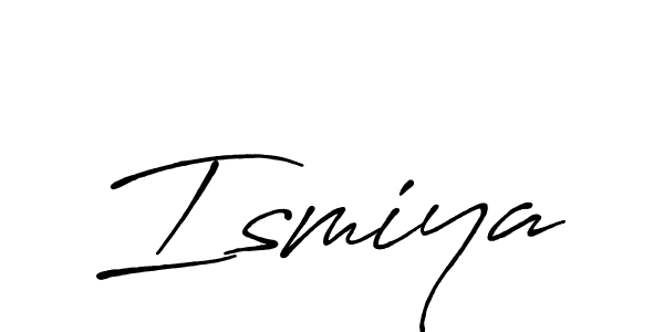 You should practise on your own different ways (Antro_Vectra_Bolder) to write your name (Ismiya) in signature. don't let someone else do it for you. Ismiya signature style 7 images and pictures png