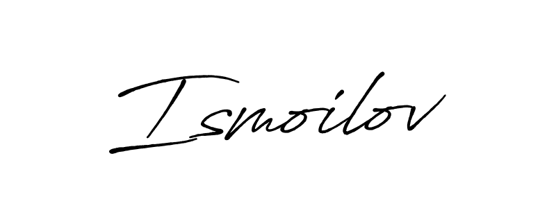 Create a beautiful signature design for name Ismoilov. With this signature (Antro_Vectra_Bolder) fonts, you can make a handwritten signature for free. Ismoilov signature style 7 images and pictures png