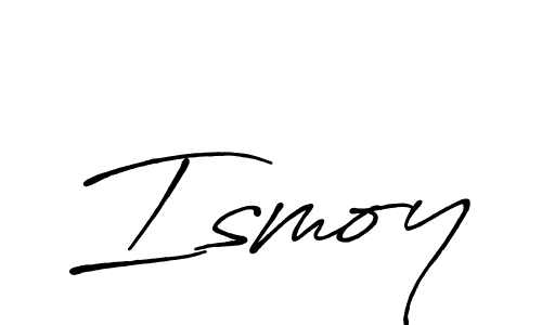 How to make Ismoy signature? Antro_Vectra_Bolder is a professional autograph style. Create handwritten signature for Ismoy name. Ismoy signature style 7 images and pictures png