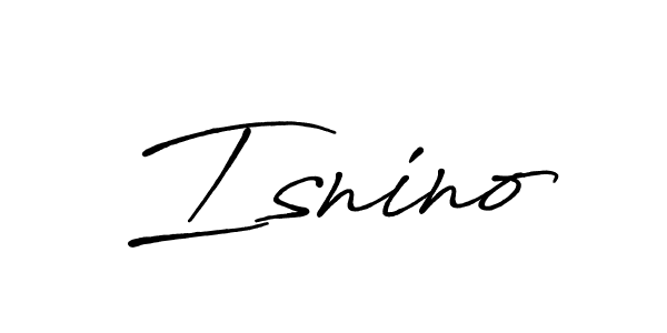 It looks lik you need a new signature style for name Isnino. Design unique handwritten (Antro_Vectra_Bolder) signature with our free signature maker in just a few clicks. Isnino signature style 7 images and pictures png