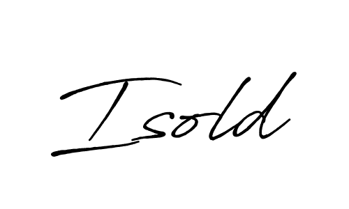 It looks lik you need a new signature style for name Isold. Design unique handwritten (Antro_Vectra_Bolder) signature with our free signature maker in just a few clicks. Isold signature style 7 images and pictures png