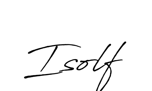 You should practise on your own different ways (Antro_Vectra_Bolder) to write your name (Isolf) in signature. don't let someone else do it for you. Isolf signature style 7 images and pictures png