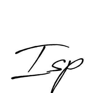 Create a beautiful signature design for name Isp. With this signature (Antro_Vectra_Bolder) fonts, you can make a handwritten signature for free. Isp signature style 7 images and pictures png