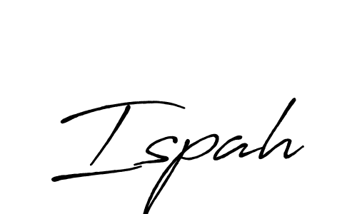 Similarly Antro_Vectra_Bolder is the best handwritten signature design. Signature creator online .You can use it as an online autograph creator for name Ispah. Ispah signature style 7 images and pictures png