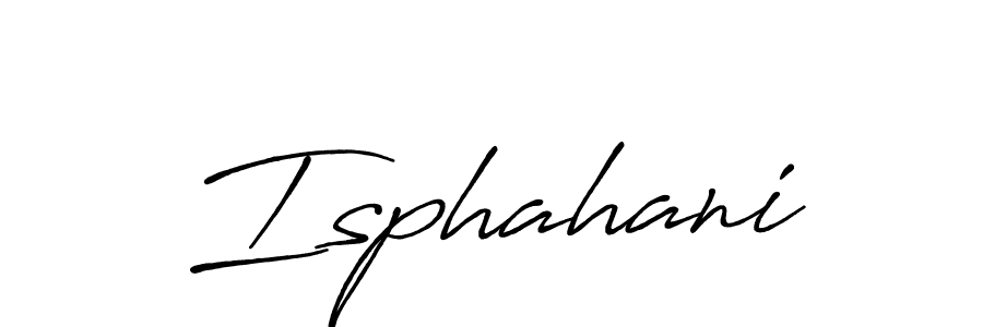 Also we have Isphahani name is the best signature style. Create professional handwritten signature collection using Antro_Vectra_Bolder autograph style. Isphahani signature style 7 images and pictures png