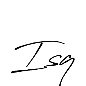 Best and Professional Signature Style for Isq. Antro_Vectra_Bolder Best Signature Style Collection. Isq signature style 7 images and pictures png