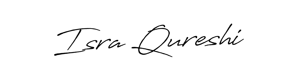 Antro_Vectra_Bolder is a professional signature style that is perfect for those who want to add a touch of class to their signature. It is also a great choice for those who want to make their signature more unique. Get Isra Qureshi name to fancy signature for free. Isra Qureshi signature style 7 images and pictures png