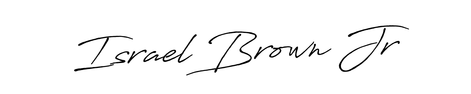 Antro_Vectra_Bolder is a professional signature style that is perfect for those who want to add a touch of class to their signature. It is also a great choice for those who want to make their signature more unique. Get Israel Brown Jr name to fancy signature for free. Israel Brown Jr signature style 7 images and pictures png