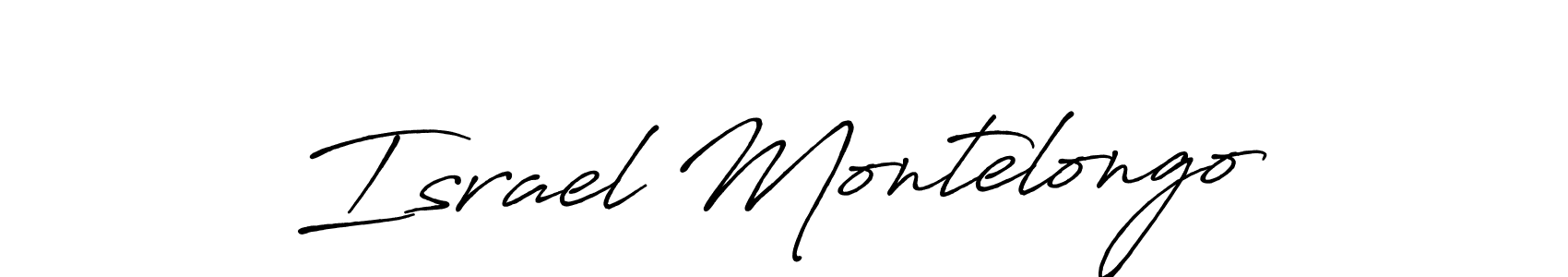 Also we have Israel Montelongo name is the best signature style. Create professional handwritten signature collection using Antro_Vectra_Bolder autograph style. Israel Montelongo signature style 7 images and pictures png