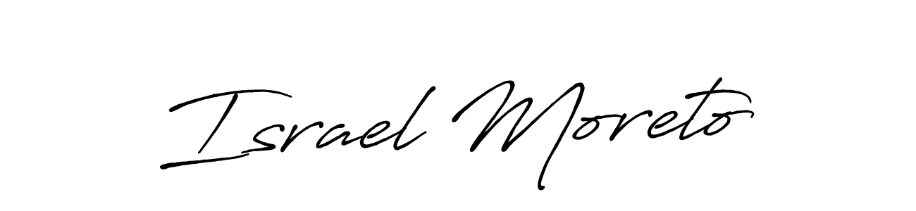 Antro_Vectra_Bolder is a professional signature style that is perfect for those who want to add a touch of class to their signature. It is also a great choice for those who want to make their signature more unique. Get Israel Moreto name to fancy signature for free. Israel Moreto signature style 7 images and pictures png