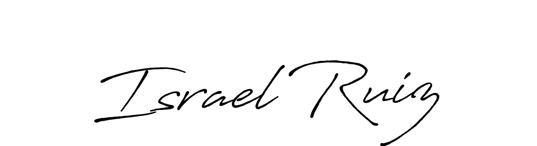 Also we have Israel Ruiz name is the best signature style. Create professional handwritten signature collection using Antro_Vectra_Bolder autograph style. Israel Ruiz signature style 7 images and pictures png