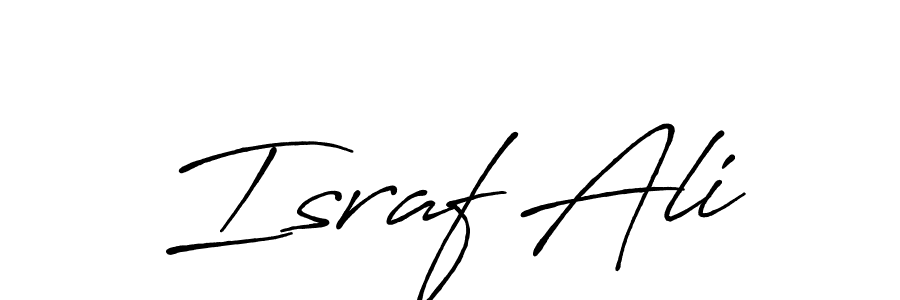 You should practise on your own different ways (Antro_Vectra_Bolder) to write your name (Israf Ali) in signature. don't let someone else do it for you. Israf Ali signature style 7 images and pictures png