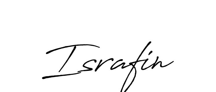 Israfin stylish signature style. Best Handwritten Sign (Antro_Vectra_Bolder) for my name. Handwritten Signature Collection Ideas for my name Israfin. Israfin signature style 7 images and pictures png