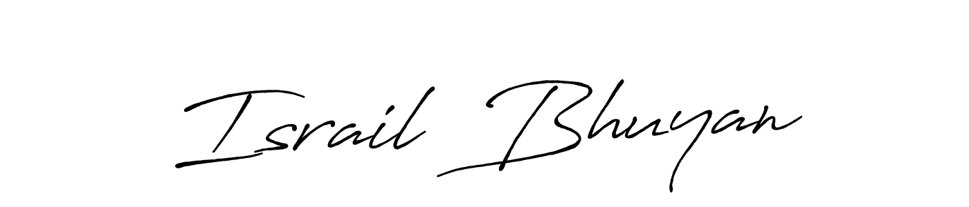Make a short Israil  Bhuyan signature style. Manage your documents anywhere anytime using Antro_Vectra_Bolder. Create and add eSignatures, submit forms, share and send files easily. Israil  Bhuyan signature style 7 images and pictures png