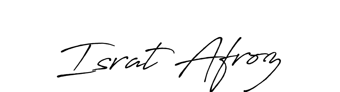 Also You can easily find your signature by using the search form. We will create Israt Afroz name handwritten signature images for you free of cost using Antro_Vectra_Bolder sign style. Israt Afroz signature style 7 images and pictures png