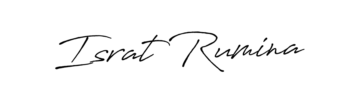 Make a beautiful signature design for name Israt Rumina. Use this online signature maker to create a handwritten signature for free. Israt Rumina signature style 7 images and pictures png