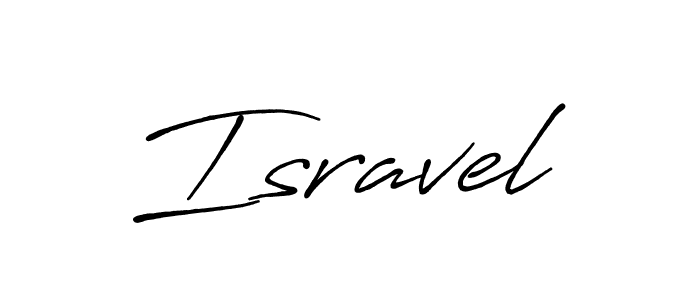 Make a beautiful signature design for name Isravel. With this signature (Antro_Vectra_Bolder) style, you can create a handwritten signature for free. Isravel signature style 7 images and pictures png