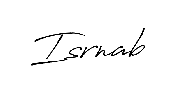 The best way (Antro_Vectra_Bolder) to make a short signature is to pick only two or three words in your name. The name Isrnab include a total of six letters. For converting this name. Isrnab signature style 7 images and pictures png