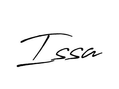 The best way (Antro_Vectra_Bolder) to make a short signature is to pick only two or three words in your name. The name Issa include a total of six letters. For converting this name. Issa signature style 7 images and pictures png