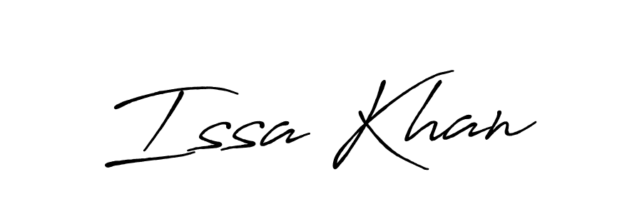 Make a short Issa Khan signature style. Manage your documents anywhere anytime using Antro_Vectra_Bolder. Create and add eSignatures, submit forms, share and send files easily. Issa Khan signature style 7 images and pictures png