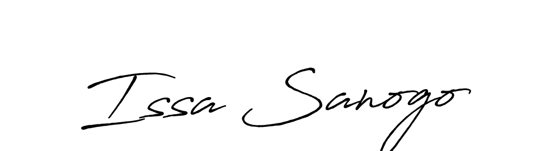 How to make Issa Sanogo signature? Antro_Vectra_Bolder is a professional autograph style. Create handwritten signature for Issa Sanogo name. Issa Sanogo signature style 7 images and pictures png